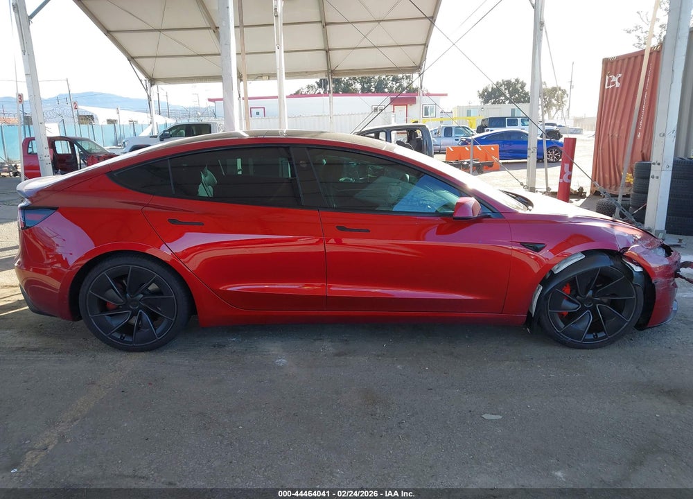 2025 TESLA MODEL 3 PERFORMANCE ALL-WHEEL DRIVE VIN: 5YJ3E1ET2SF013473