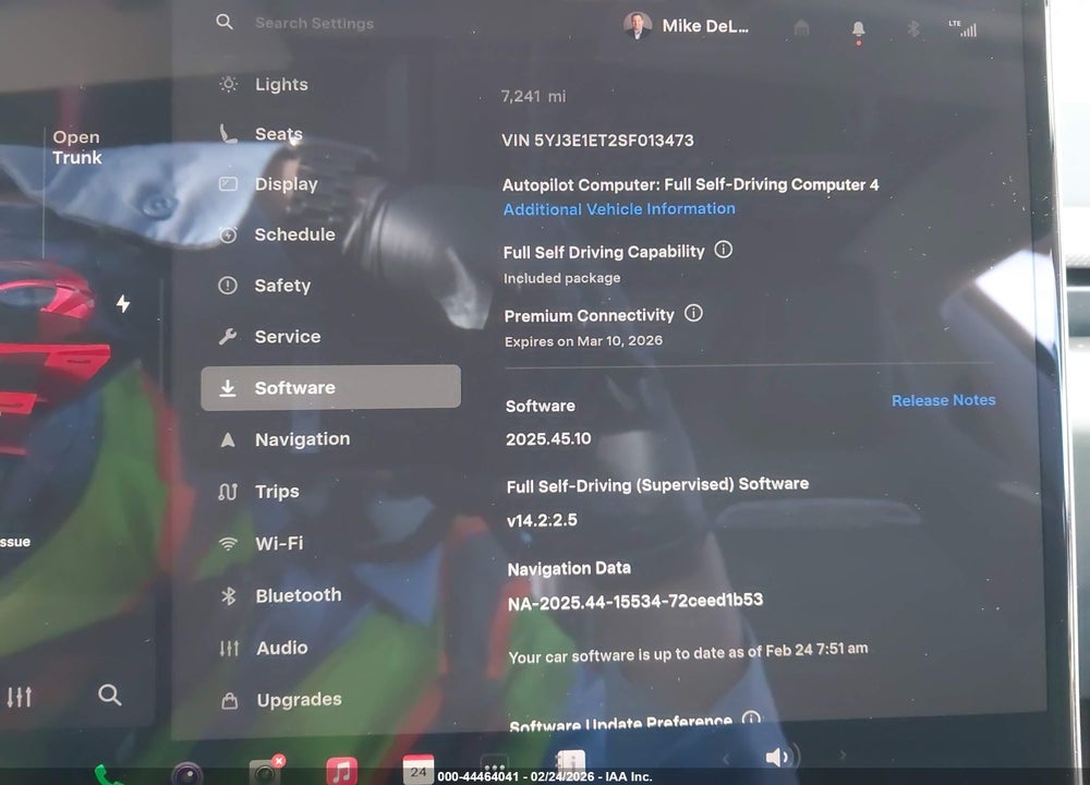 2025 TESLA MODEL 3 PERFORMANCE ALL-WHEEL DRIVE VIN: 5YJ3E1ET2SF013473