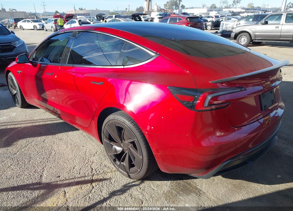 2025 TESLA MODEL 3 PERFORMANCE ALL-WHEEL DRIVE VIN: 5YJ3E1ET2SF013473