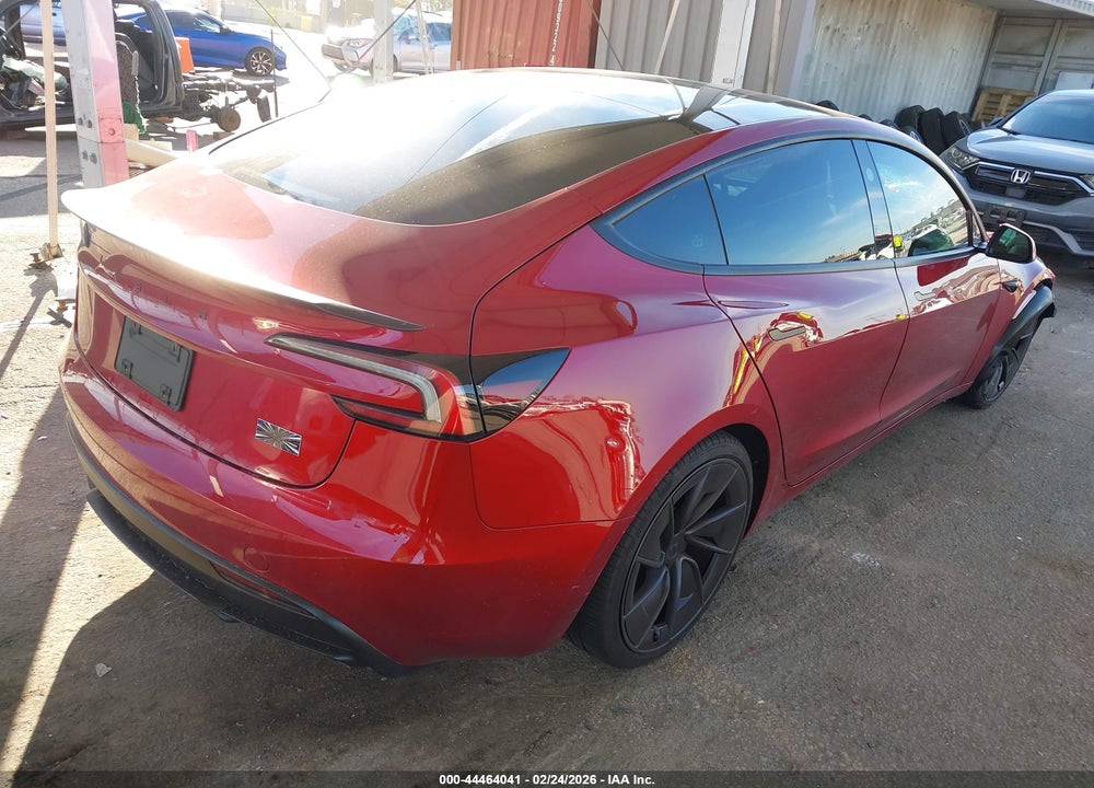 2025 TESLA MODEL 3 PERFORMANCE ALL-WHEEL DRIVE VIN: 5YJ3E1ET2SF013473