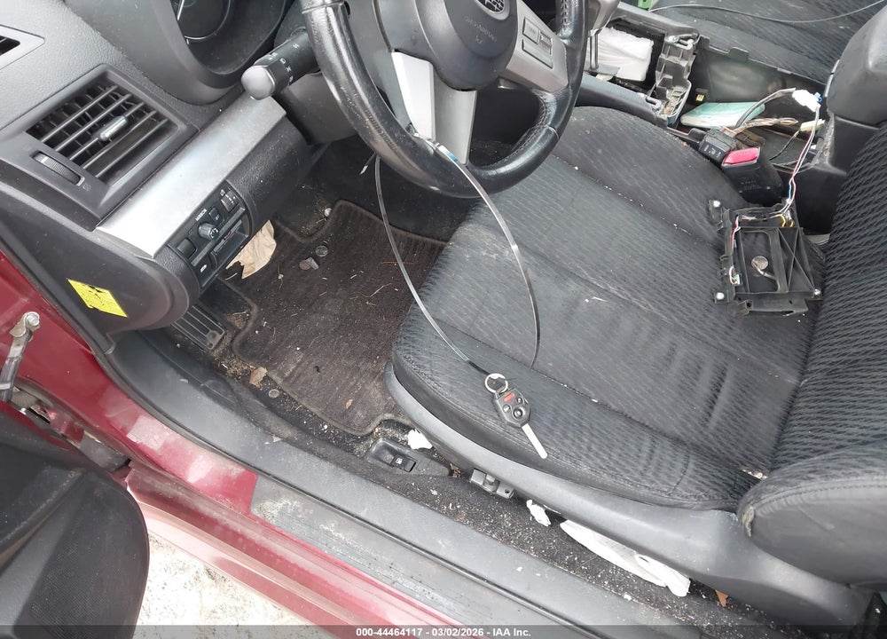 2011 SUBARU LEGACY 2.5I PREMIUM VIN: 4S3BMBG64B3242374