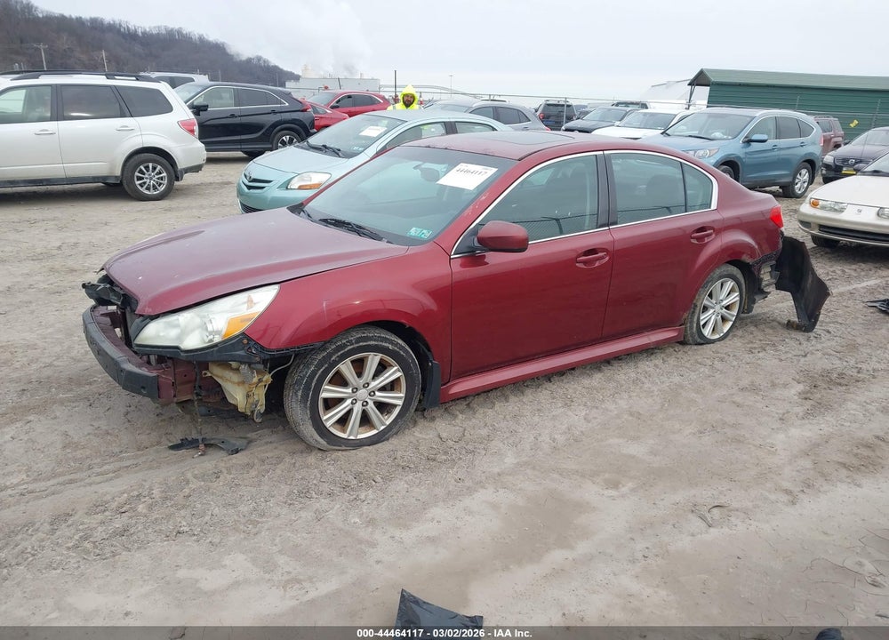 2011 SUBARU LEGACY 2.5I PREMIUM VIN: 4S3BMBG64B3242374