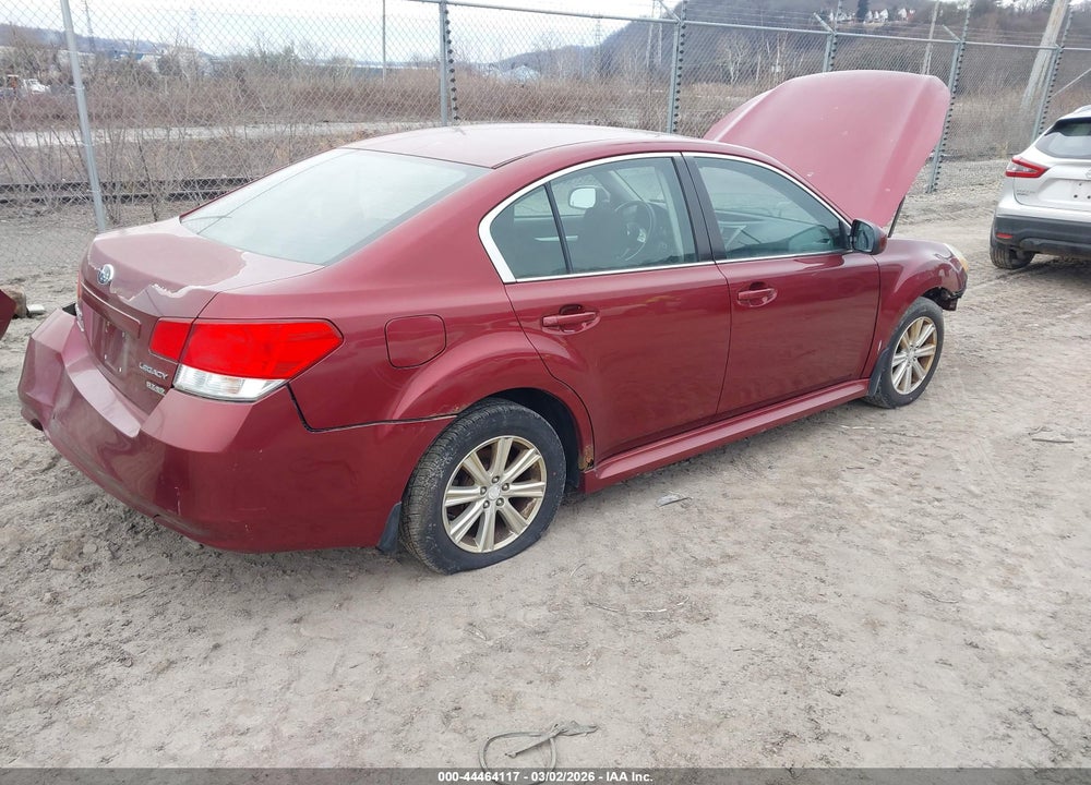 2011 SUBARU LEGACY 2.5I PREMIUM VIN: 4S3BMBG64B3242374