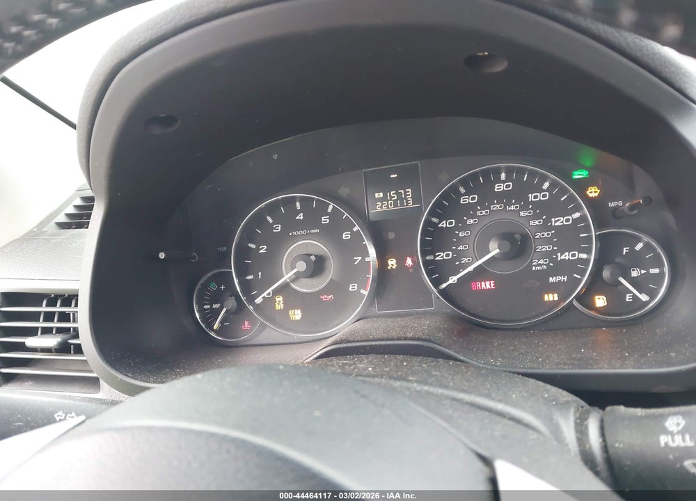 2011 SUBARU LEGACY 2.5I PREMIUM VIN: 4S3BMBG64B3242374