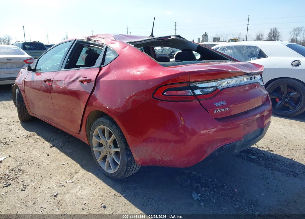 2013 DODGE DART SXT VIN: 1C3CDFBA7DD182535