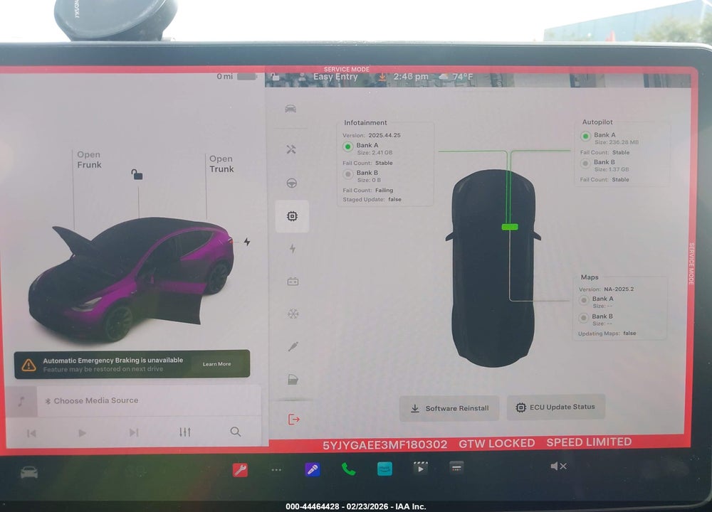 2021 TESLA MODEL Y LONG RANGE DUAL MOTOR ALL-WHEEL DRIVE VIN: 5YJYGAEE3MF180302