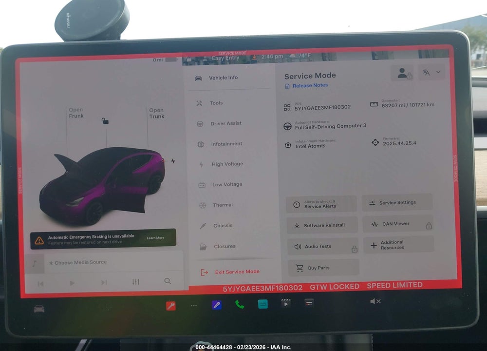 2021 TESLA MODEL Y LONG RANGE DUAL MOTOR ALL-WHEEL DRIVE VIN: 5YJYGAEE3MF180302