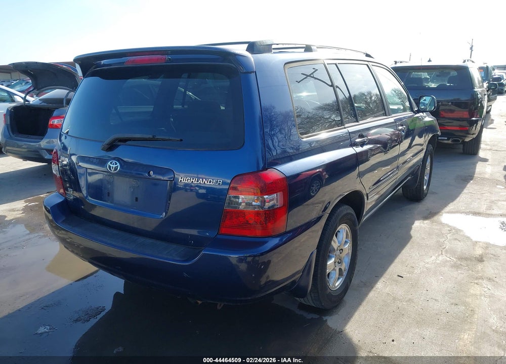 2007 TOYOTA HIGHLANDER V6 VIN: JTEDP21A070129104