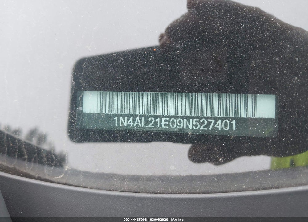 2009 NISSAN ALTIMA 2.5 S VIN: 1N4AL21E09N527401