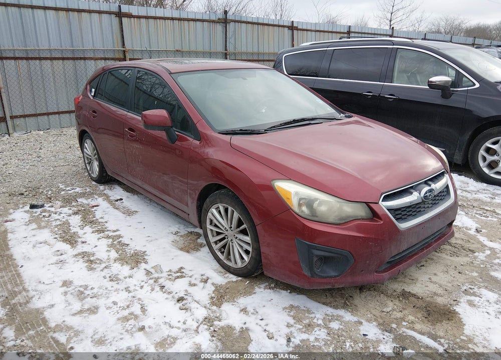 2012 SUBARU IMPREZA 2.0I PREMIUM VIN: JF1GPAD64CH215648