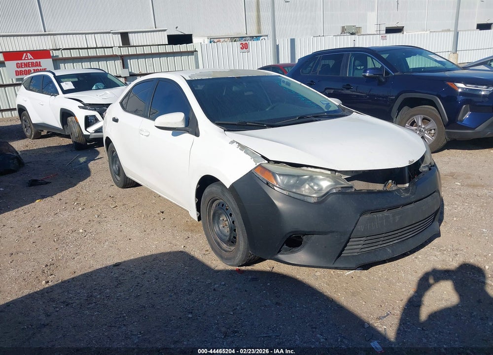 2016 TOYOTA COROLLA LE VIN: 5YFBURHE6GP526117