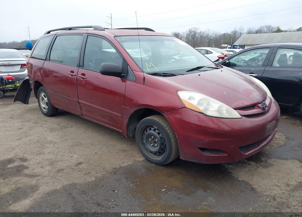 2007 TOYOTA SIENNA CE VIN: 5TDZK23CX7S086881