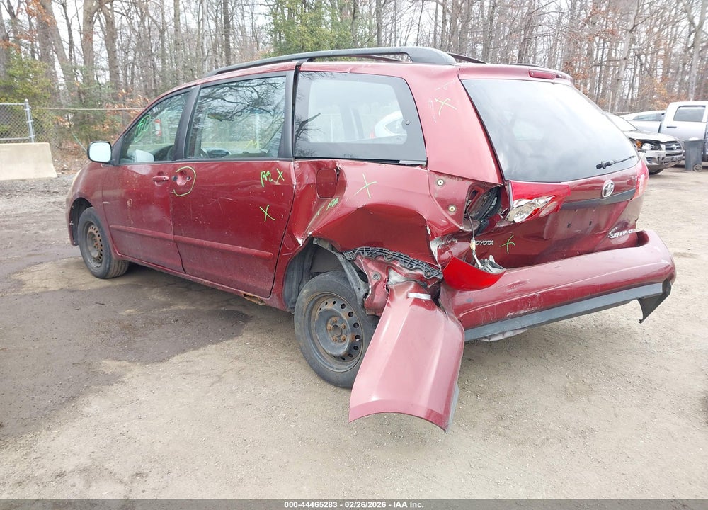 2007 TOYOTA SIENNA CE VIN: 5TDZK23CX7S086881