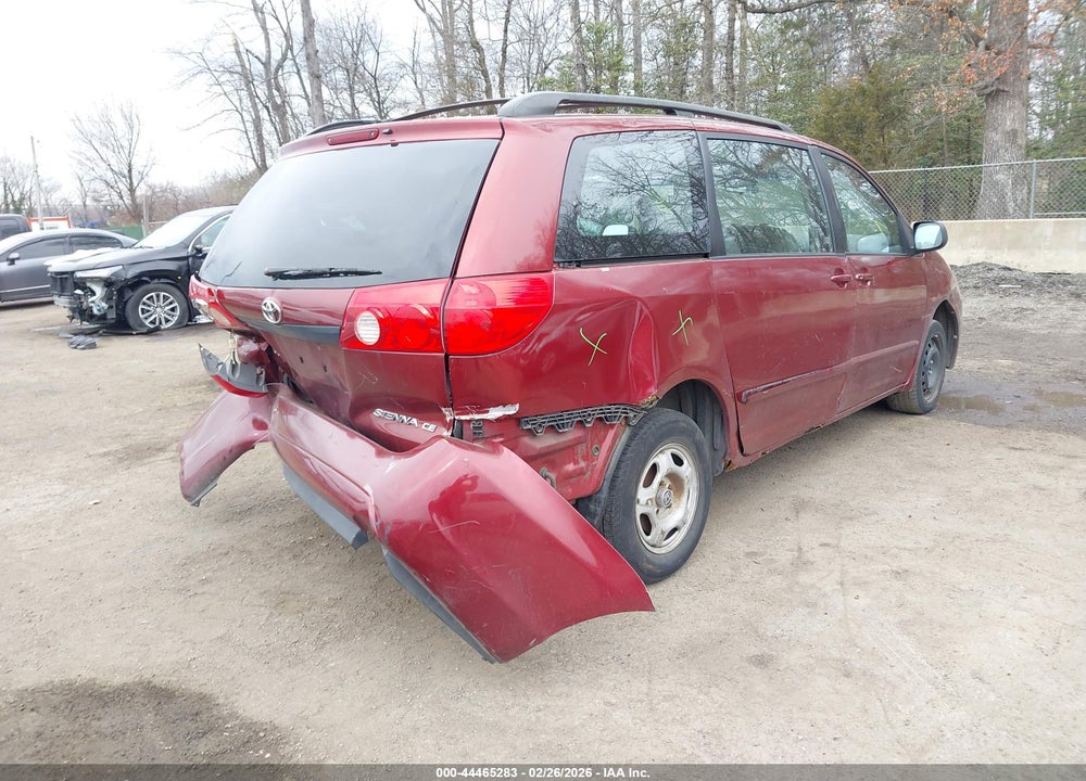 2007 TOYOTA SIENNA CE VIN: 5TDZK23CX7S086881