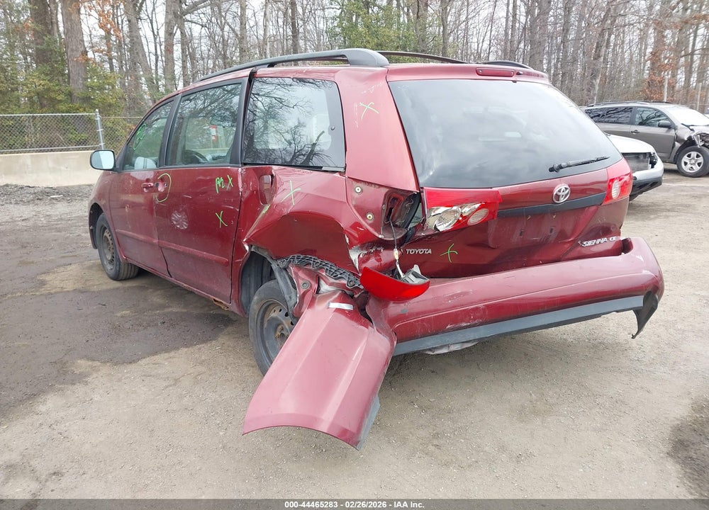 2007 TOYOTA SIENNA CE VIN: 5TDZK23CX7S086881