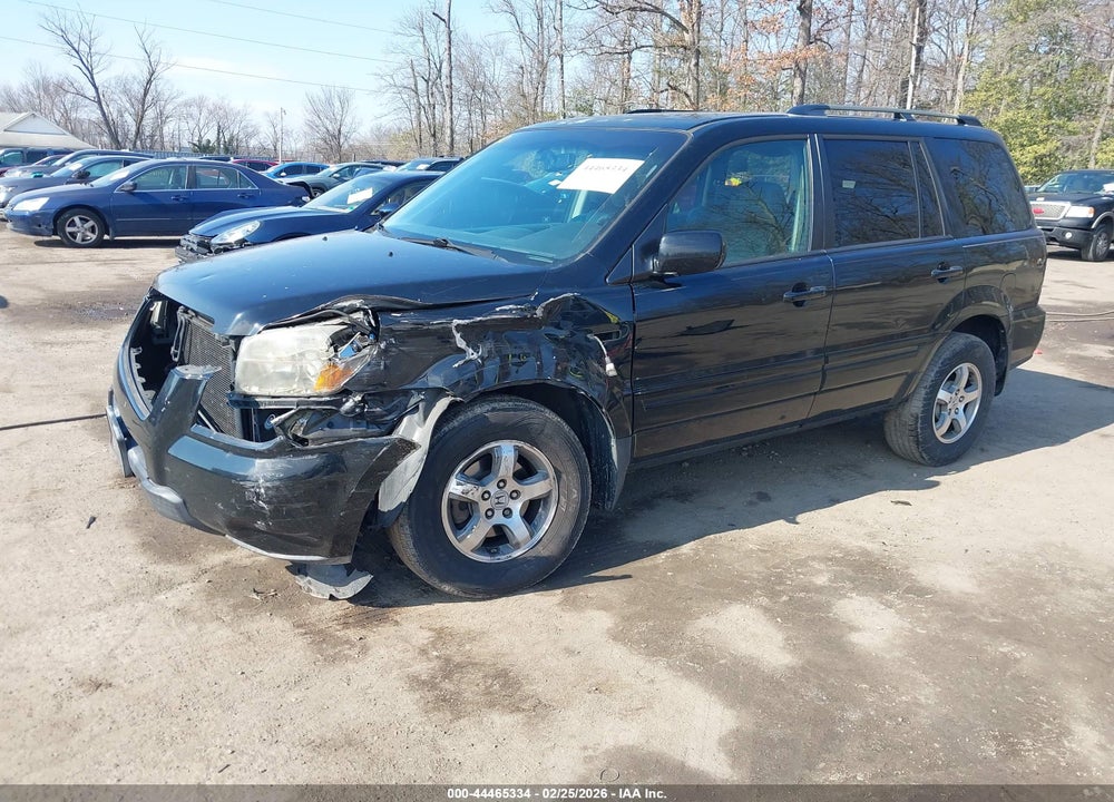 2007 HONDA PILOT EX-L VIN: 5FNYF18597B005667