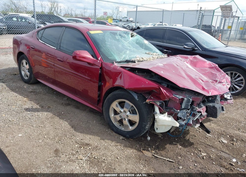 2008 PONTIAC GRAND PRIX VIN: 2G2WP552481192010