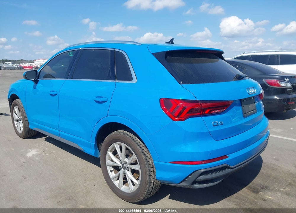 2023 AUDI Q3 PREMIUM 45 TFSI S LINE QUATTRO TIPTRONIC VIN: WA1DECF39P1139807