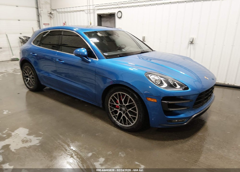 2016 PORSCHE MACAN TURBO VIN: WP1AF2A5XGLB91832