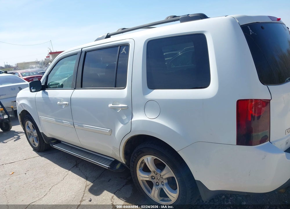 2012 HONDA PILOT EX-L VIN: 5FNYF3H66CB006208