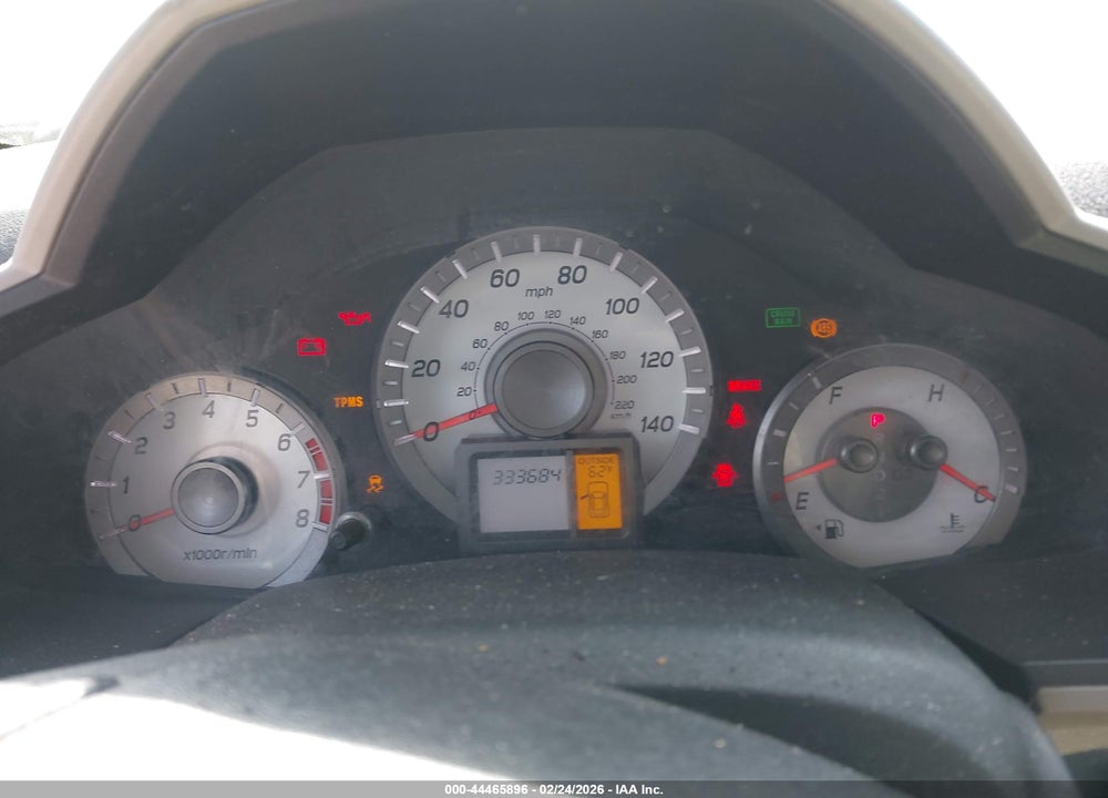 2012 HONDA PILOT EX-L VIN: 5FNYF3H66CB006208