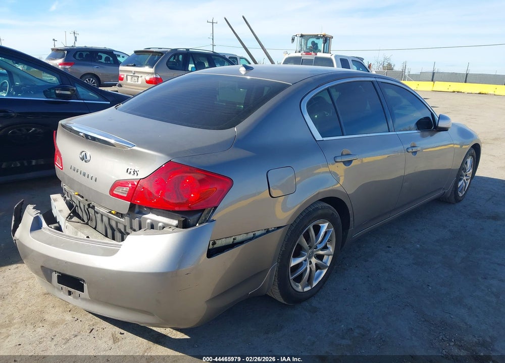 2008 INFINITI G35 JOURNEY VIN: JNKBV61E48M224463