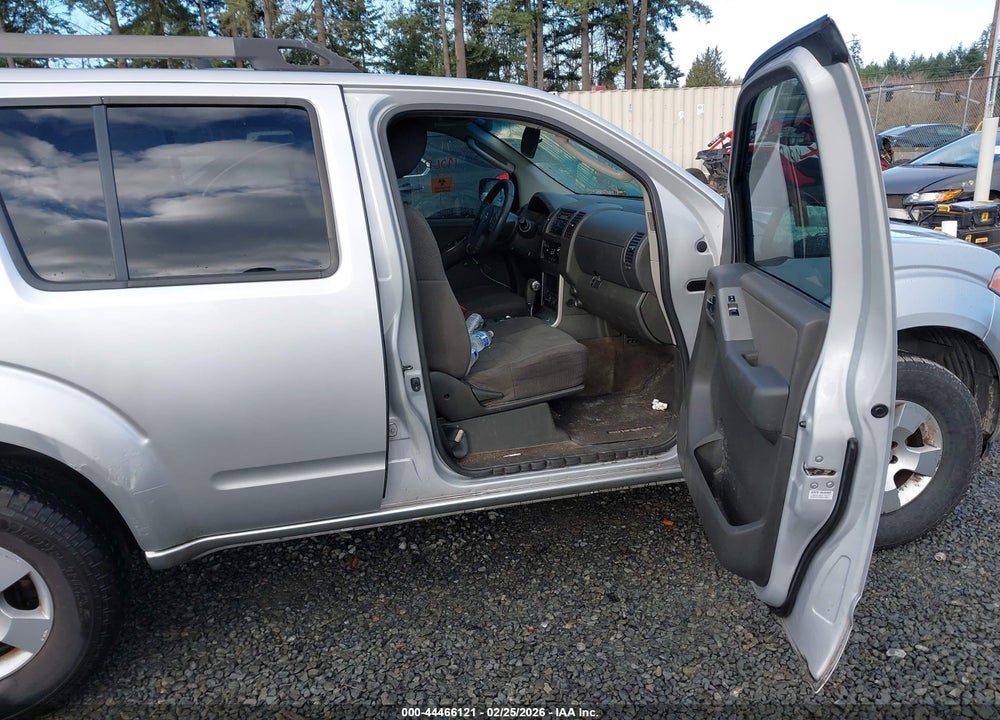2012 NISSAN PATHFINDER LE/S/SILVER/SV VIN: 5N1AR1NB5CC612249
