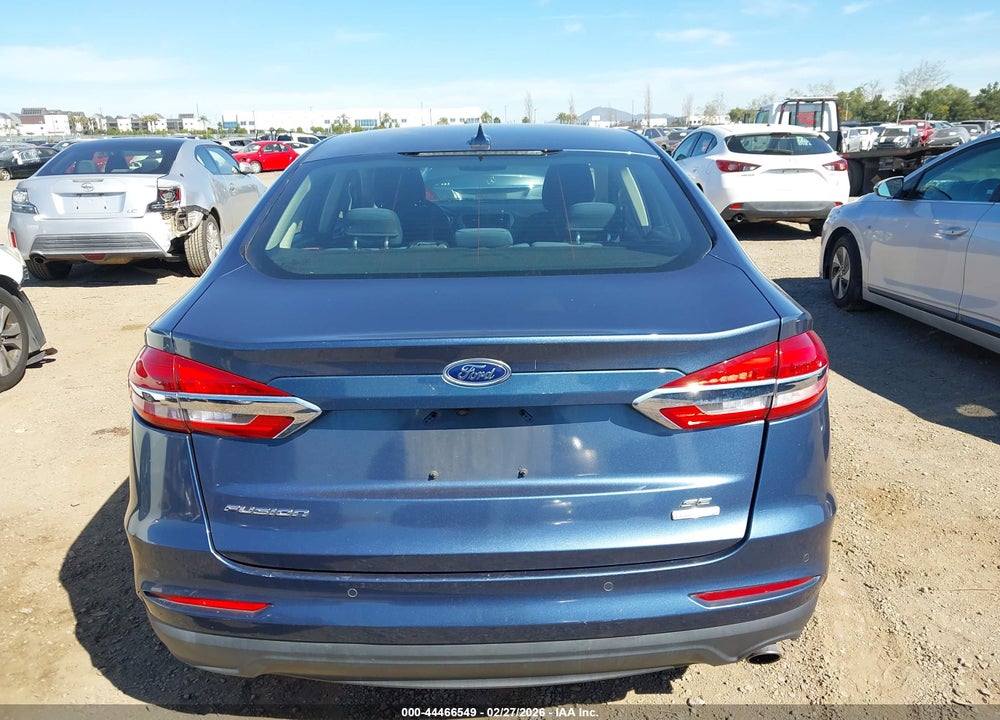 2019 FORD FUSION SE VIN: 3FA6P0HD6KR219342