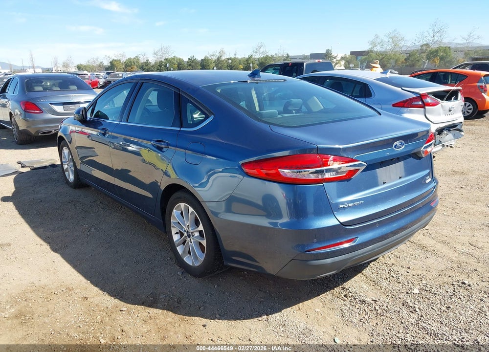2019 FORD FUSION SE VIN: 3FA6P0HD6KR219342