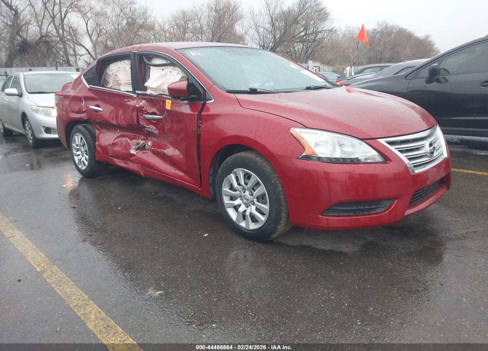2013 NISSAN SENTRA SV VIN: 3N1AB7AP7DL747724