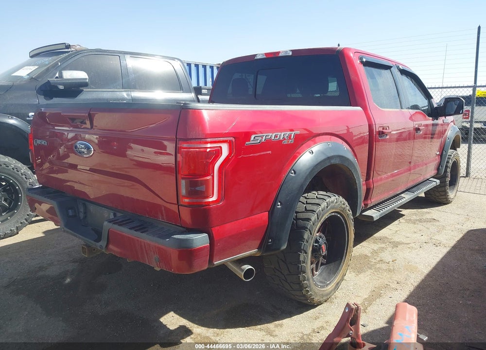 2016 FORD F-150 LARIAT VIN: 1FTEW1EG4GFC49666