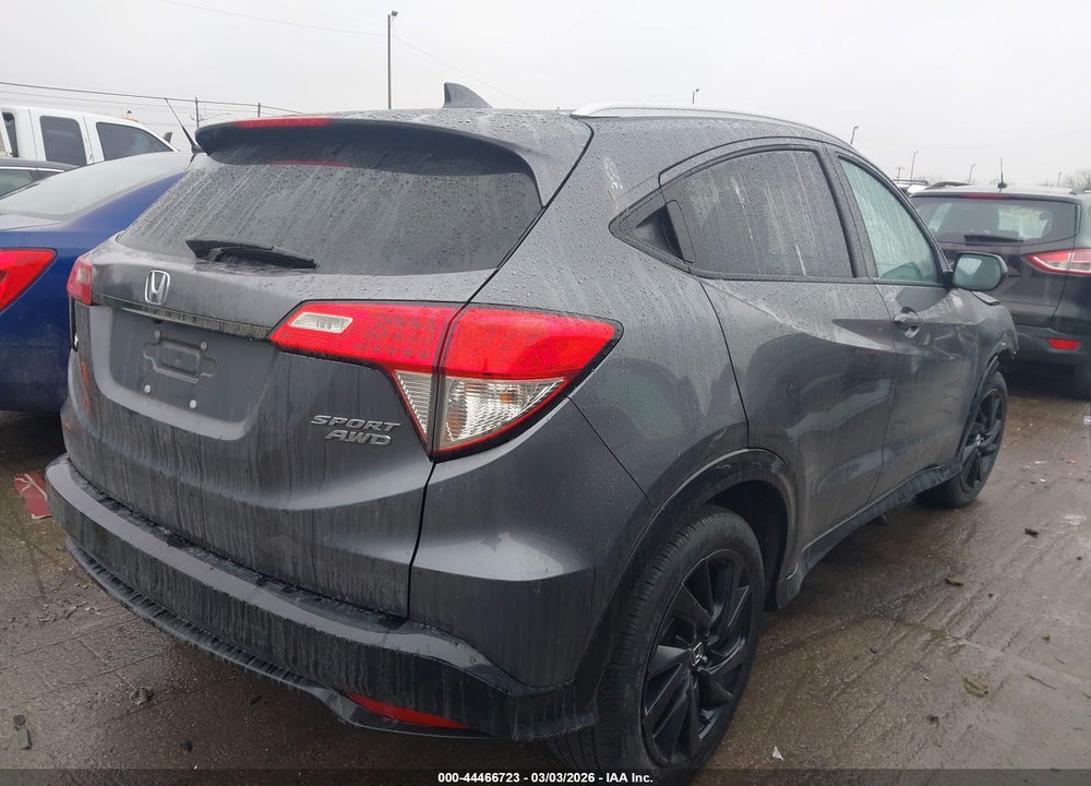 2021 HONDA HR-V AWD SPORT VIN: 3CZRU6H14MM738926