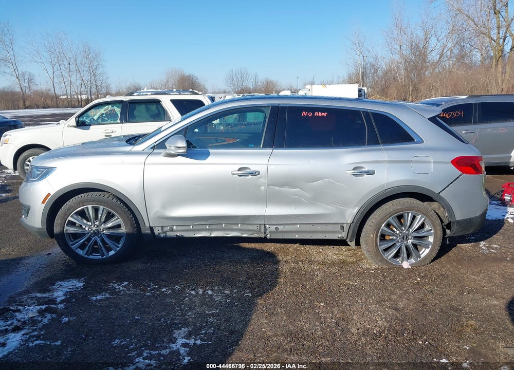 2016 LINCOLN MKX RESERVE VIN: 2LMTJ8LP9GBL56649