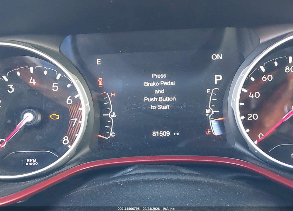 2019 JEEP COMPASS TRAILHAWK 4X4 VIN: 3C4NJDDB1KT670930