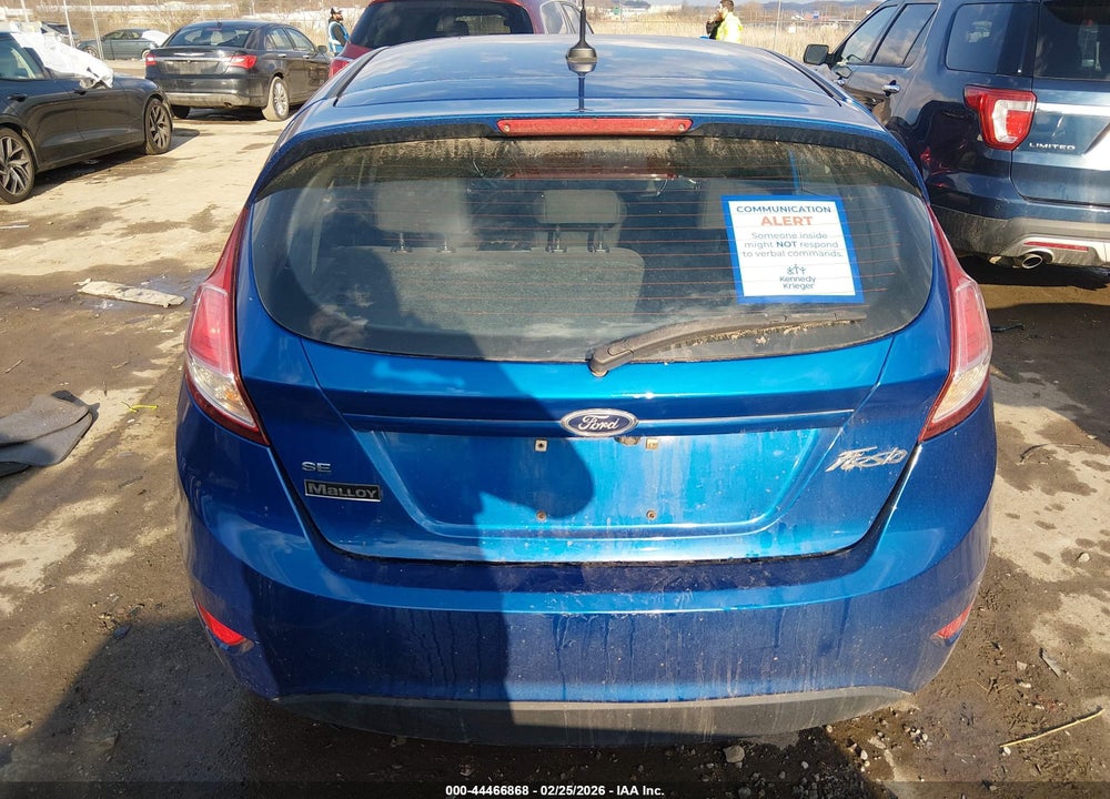 2019 FORD FIESTA SE VIN: 3FADP4EJ2KM120930