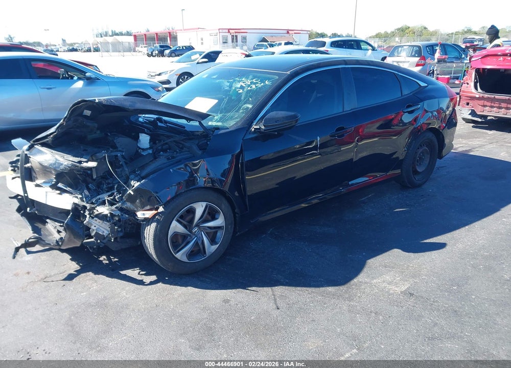2019 HONDA CIVIC LX VIN: 19XFC2F67KE042958