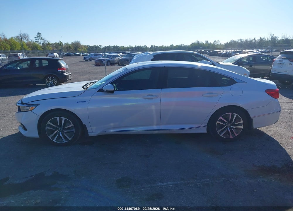 2022 HONDA ACCORD HYBRID EX-L VIN: 1HGCV3F57NA017481
