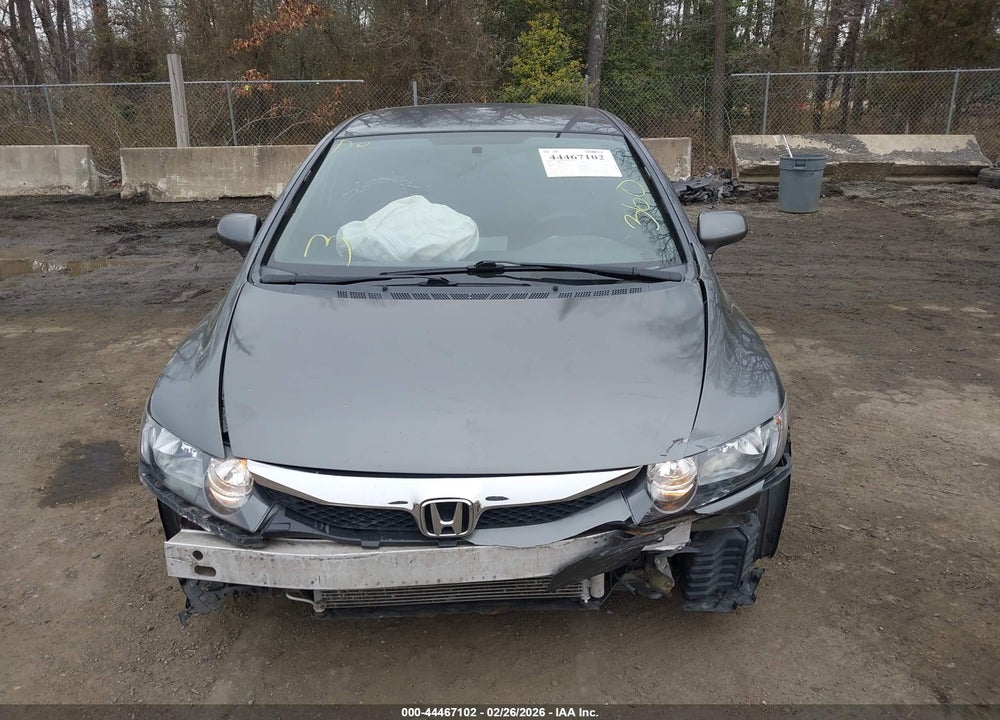2009 HONDA CIVIC LX VIN: 2HGFA16589H370140
