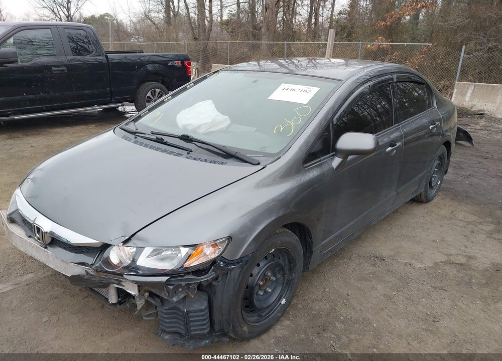 2009 HONDA CIVIC LX VIN: 2HGFA16589H370140