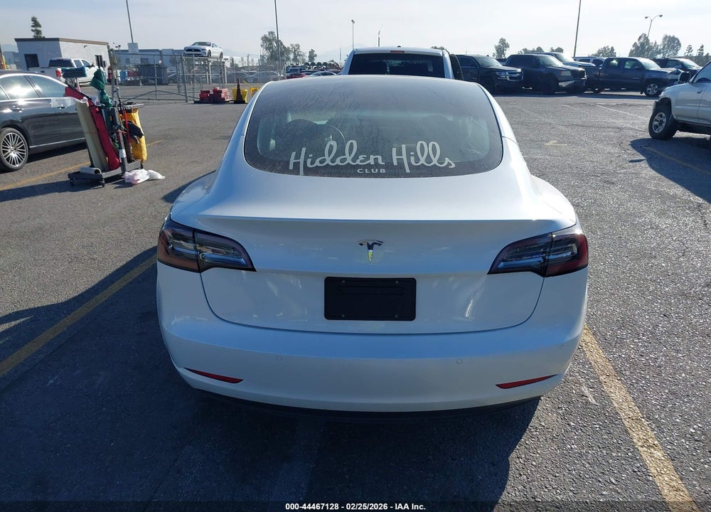 2021 TESLA MODEL 3 STANDARD RANGE PLUS REAR-WHEEL DRIVE VIN: 5YJ3E1EA4MF868418