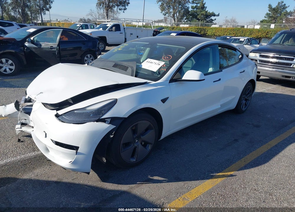 2021 TESLA MODEL 3 STANDARD RANGE PLUS REAR-WHEEL DRIVE VIN: 5YJ3E1EA4MF868418
