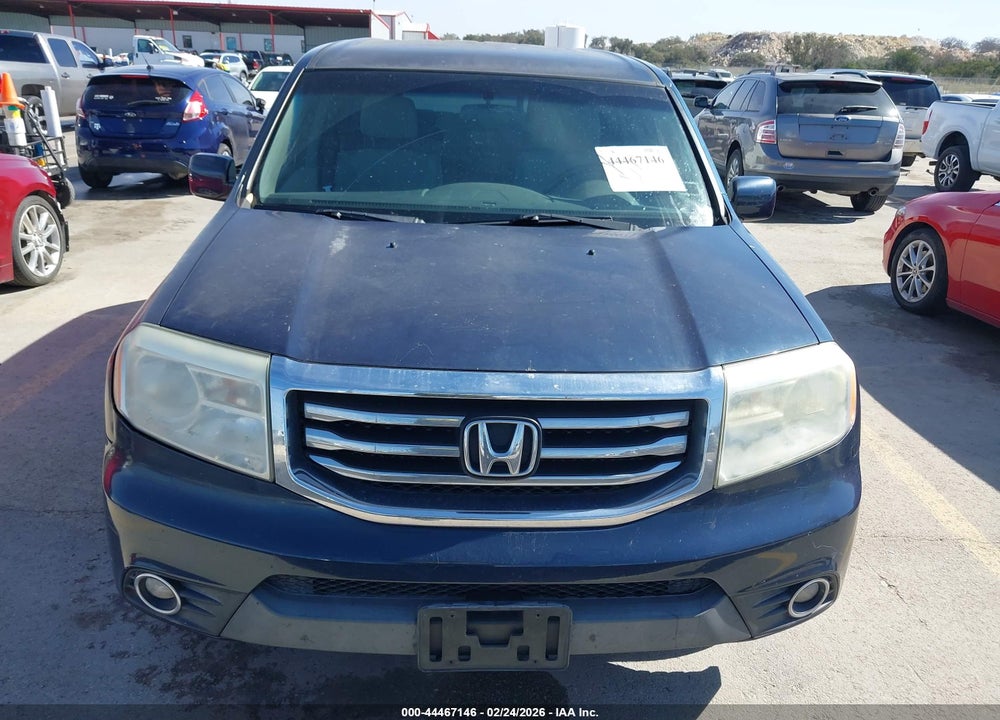 2012 HONDA PILOT EX VIN: 5FNYF3H47CB015983