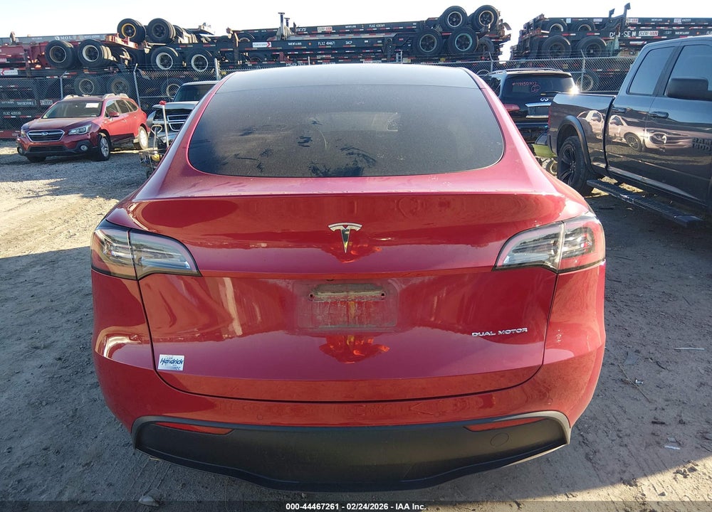 2022 TESLA MODEL Y LONG RANGE DUAL MOTOR ALL-WHEEL DRIVE VIN: 7SAYGDEEXNF329245