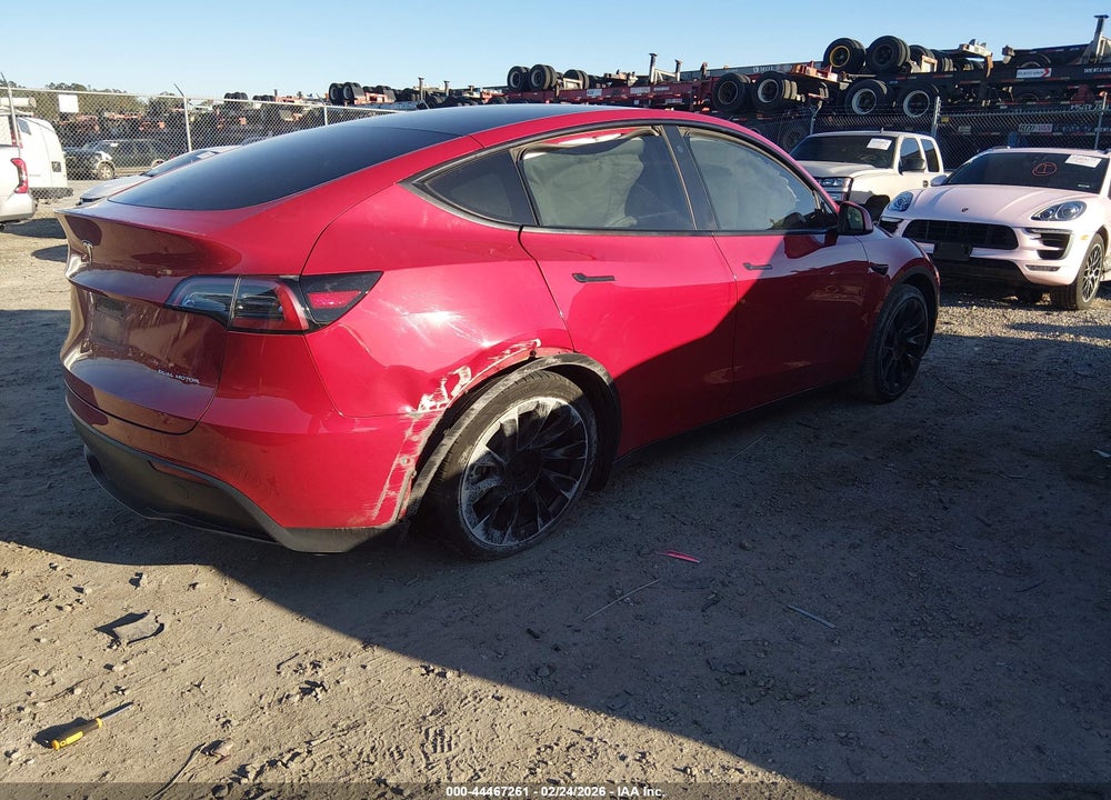 2022 TESLA MODEL Y LONG RANGE DUAL MOTOR ALL-WHEEL DRIVE VIN: 7SAYGDEEXNF329245