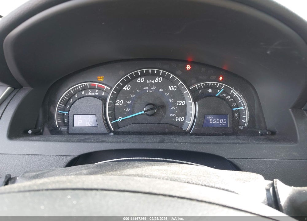 2013 TOYOTA CAMRY XLE V6 VIN: 4T1BK1FK8DU020928