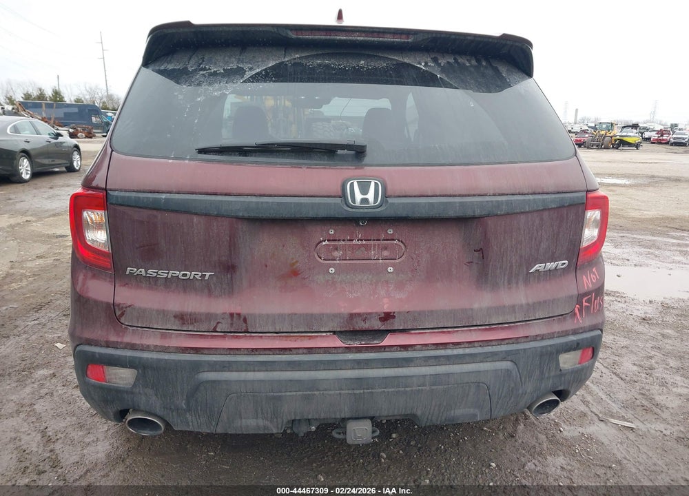 2021 HONDA PASSPORT AWD EX-L VIN: 5FNYF8H50MB023396