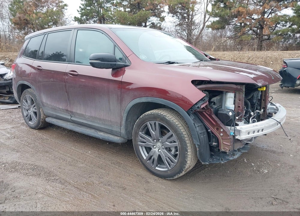 2021 HONDA PASSPORT AWD EX-L VIN: 5FNYF8H50MB023396