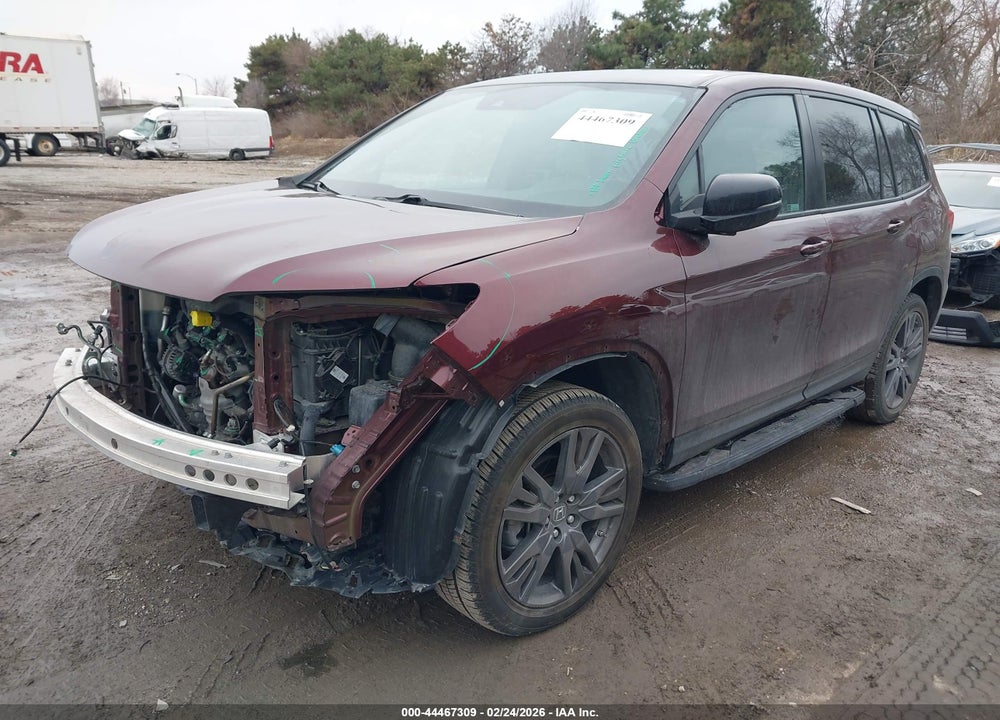2021 HONDA PASSPORT AWD EX-L VIN: 5FNYF8H50MB023396