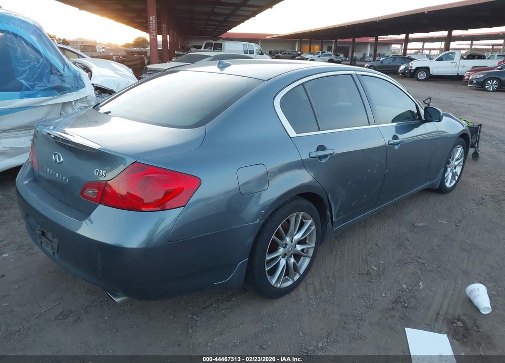 2008 INFINITI G35 JOURNEY VIN: JNKBV61E68M209768