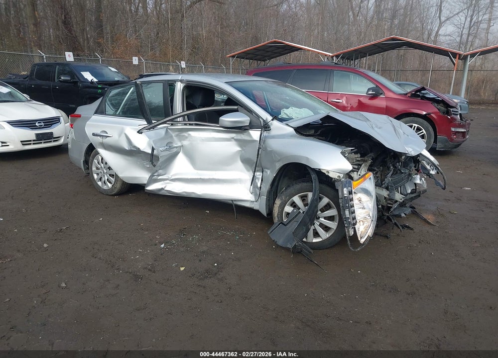 2015 NISSAN SENTRA S VIN: 3N1AB7AP8FY284045